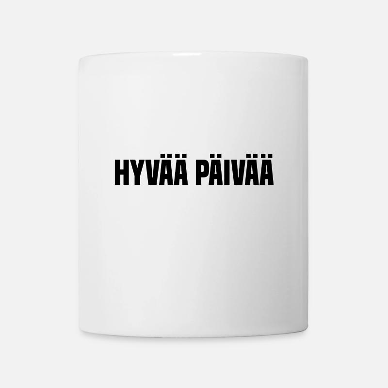Finnland "Hallo" hyvää päivää - Tasse - Weiß