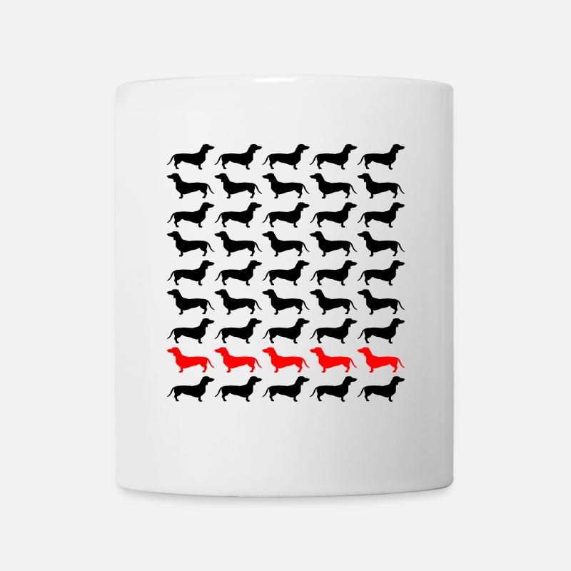 Teckel Teckel Teckel - Mug blanc - blanc