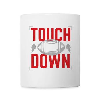 Football Touchdown American Football - Tasse - Weiß - Vorne