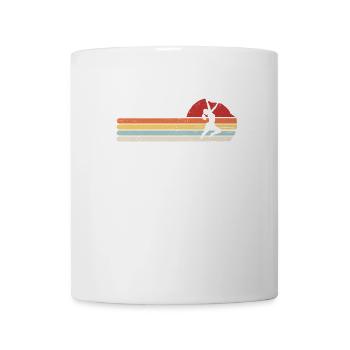 Escalade rétro en détresse - Mug blanc - blanc - Devant