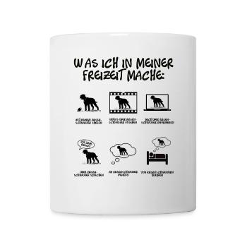 Dinge in meiner Freizeit Riesenschnauzer Hund - Tasse - Weiß - Vorne