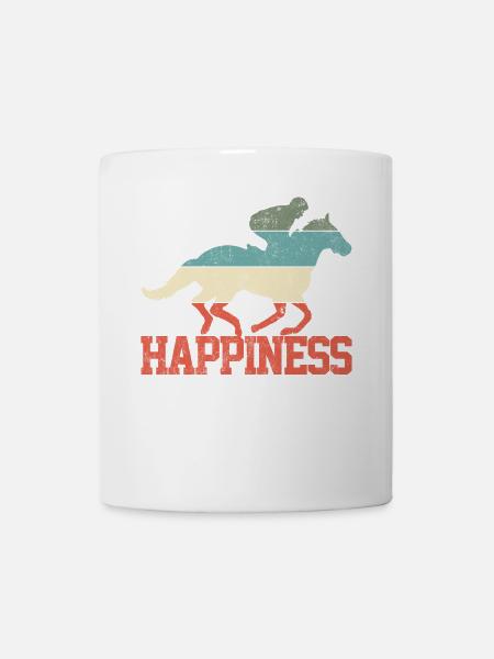 Reiter Reiten Pferd - Tasse - Weiß