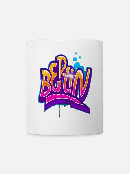 Graffiti de Berlin - Mug blanc - blanc