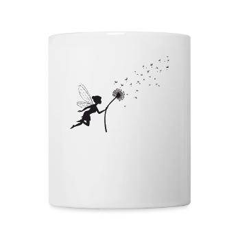 Liebesengel mit Pusteblume - Tasse - Weiß - Vorne