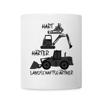 Baumaschinen-Spektakel am Bau - Tasse - Weiß - Vorne