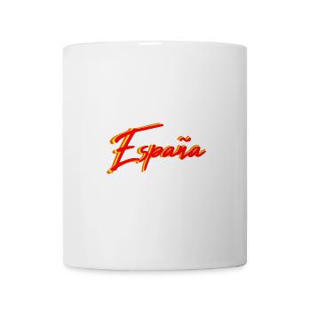 España Neon Schriftzug - Tasse - Weiß - Vorne