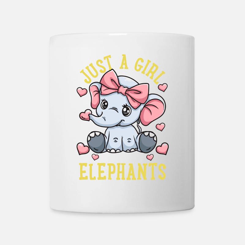 Elephant Elephant Amoureux - Mug blanc - blanc