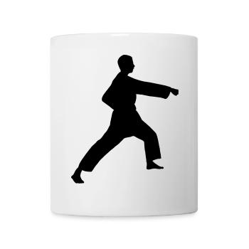 Punch karaté ou teakwondo punch - Mug blanc - blanc - Devant
