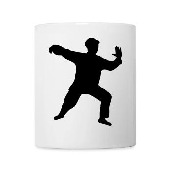 Chinesische Formen des Taichiquan-Trainings - Tasse - Weiß - Vorne
