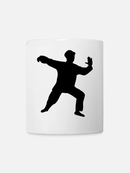 Formes chinoises d’entraînement au taichiquan - Mug blanc - blanc