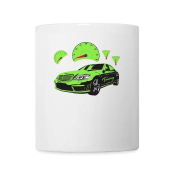 Car Tuning Speedometer Auto Automobile Raser PS Rally - Mug - white - Front