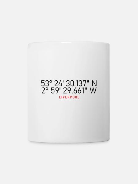 Liverpool coordinates - Mug - white