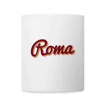 Typographie Roma Italie - Mug blanc - blanc - Devant