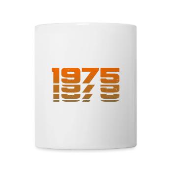 1975 Jahrgang Geburtsjahr - Tasse - Weiß - Vorne