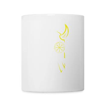 Viking Warrior and Sun Emblem - Mug - white - Front