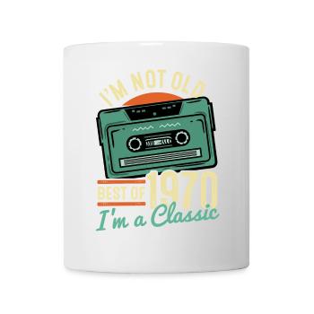 1970 Geburtstag - Tasse - Weiß - Vorne