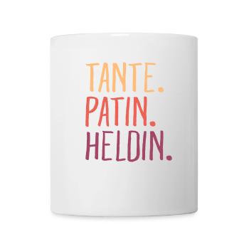 Tante Patin Heldin Geschenk für Patentante - Tasse - Weiß - Vorne