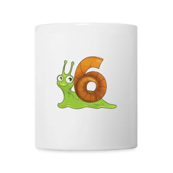 6ème anniversaire fille garçon 6 ans cadeau - Mug blanc - blanc - Devant
