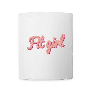 Fitgirl Rose 3D Script - Mug blanc - blanc - Devant