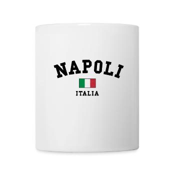 Napoli Italy Flag Minimal Art - Mug - white - Front