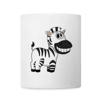 zèbre - Mug blanc - blanc - Devant