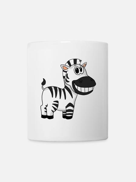 Zebra - Tasse - Weiß