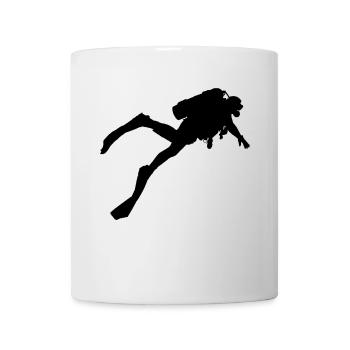 Taucher Tauchen Tiefseetaucher Dive Apnoe - Tasse - Weiß - Vorne