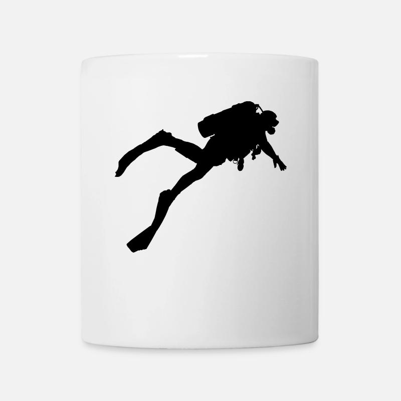 Plongée Plongée Dive Apnée - Mug blanc - blanc