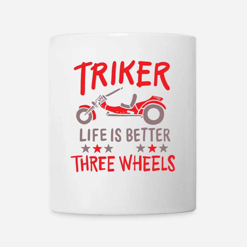 Triker Trike Tricycle - Mug - white