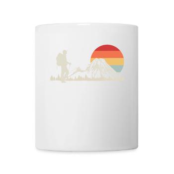 Wandern Wanderer - Tasse - Weiß - Vorne