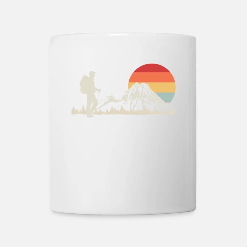 Randonneurs - Mug blanc - blanc