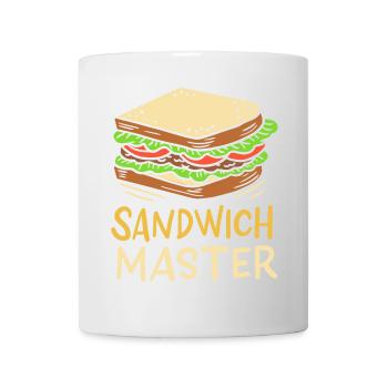 Sandwich - Tasse - Weiß - Vorne