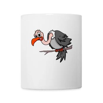 vautour - Mug blanc - blanc - Devant