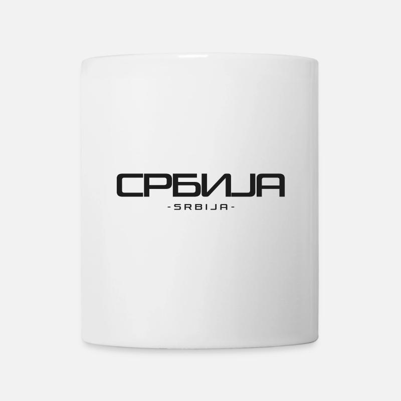 Serbie Србија (Srbija) - Mug blanc - blanc