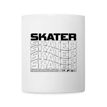 Skater - Mug - white - Front