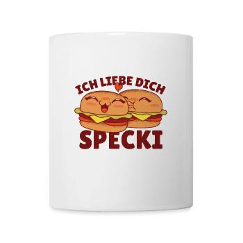 Hamburger Ich liebe dich Specki - Tasse - Weiß - Vorne