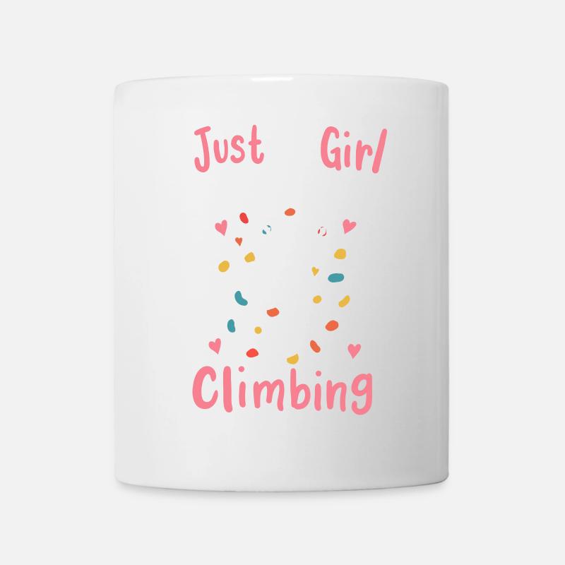 Wall climbing bouldering - Mug - white