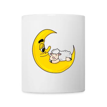Sheep moon sleeping cute gift - Mug - white - Front