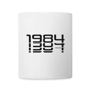 Glitch 1984 Art des chiffres - Mug blanc - blanc - Devant