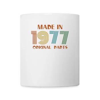 Made in 1977 Birthday Original Parts - Mug - white - Front