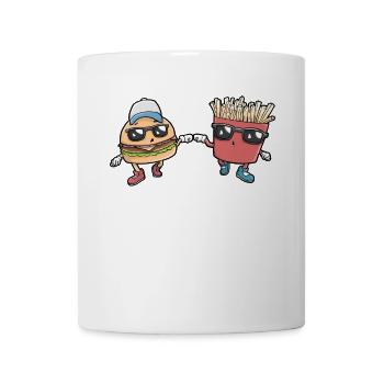 Burgers and fries - Mug - white - Front