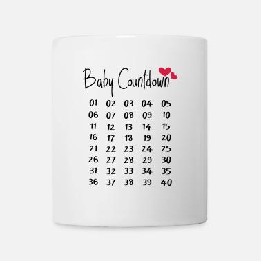 Baby Countdown Pregnancy Weeks' Square fridge magnet | Spreadshirt