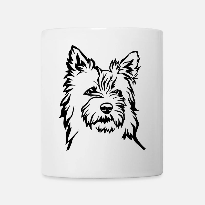 Cairn Terrier - Tasse - Weiß