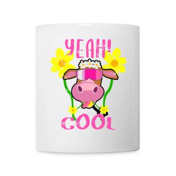 Vache drôle - Mug blanc - blanc - Devant
