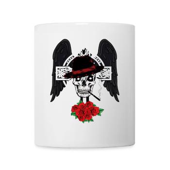 Cross Gangster Italy Mafia Evil Spirit Halloween - Mug - white - Front