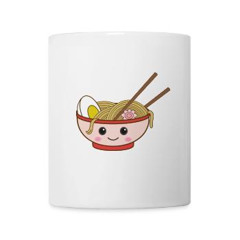 Kawaii Ramen Lächeln - Tasse - Weiß - Vorne