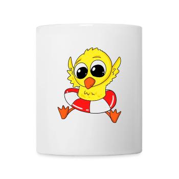 Duck Sea Swimming Outdoor Pool Indoor Pool Beach - Mug - white - Front
