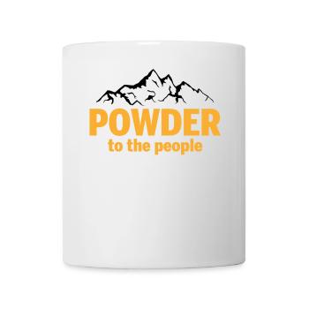 Powder To The People - Mug - white - Front