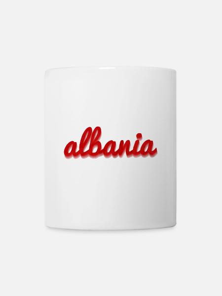 Albania Albanien - Tasse - Weiß