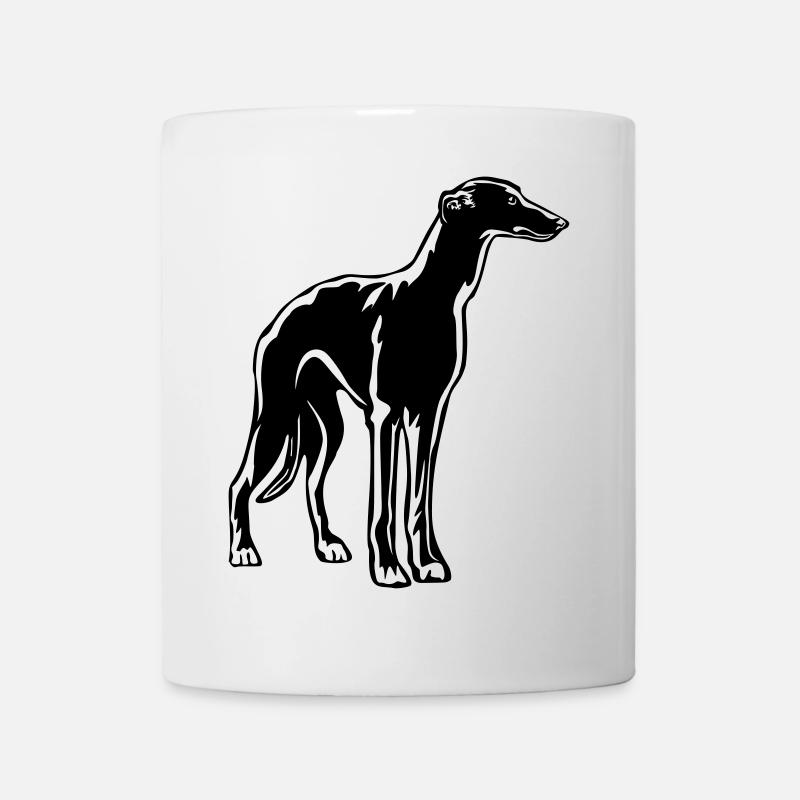 Greyhound - Tasse - Weiß